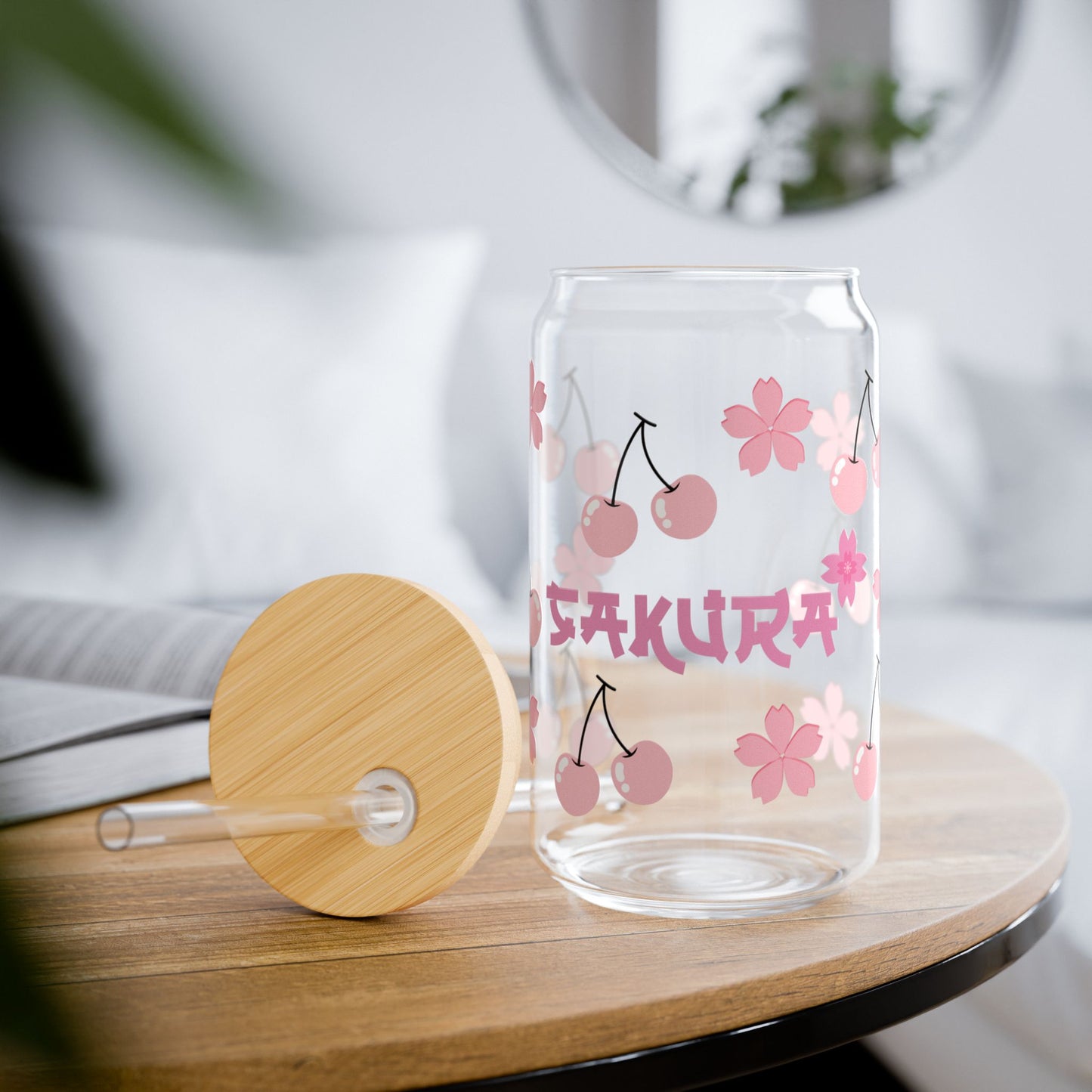 🌸🍒 Cherry Blossoms Glass Cup