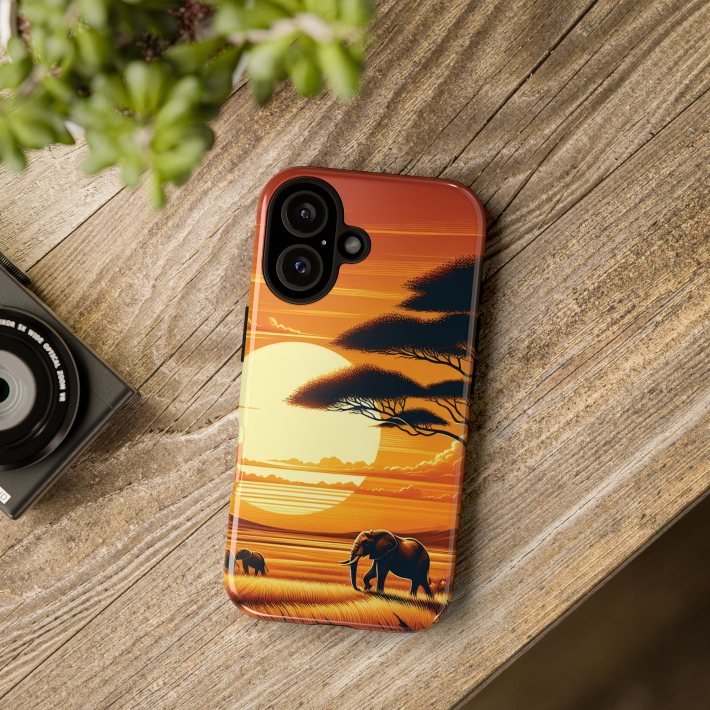 🐘🌅Africa’s Gentle Giants Phone Case