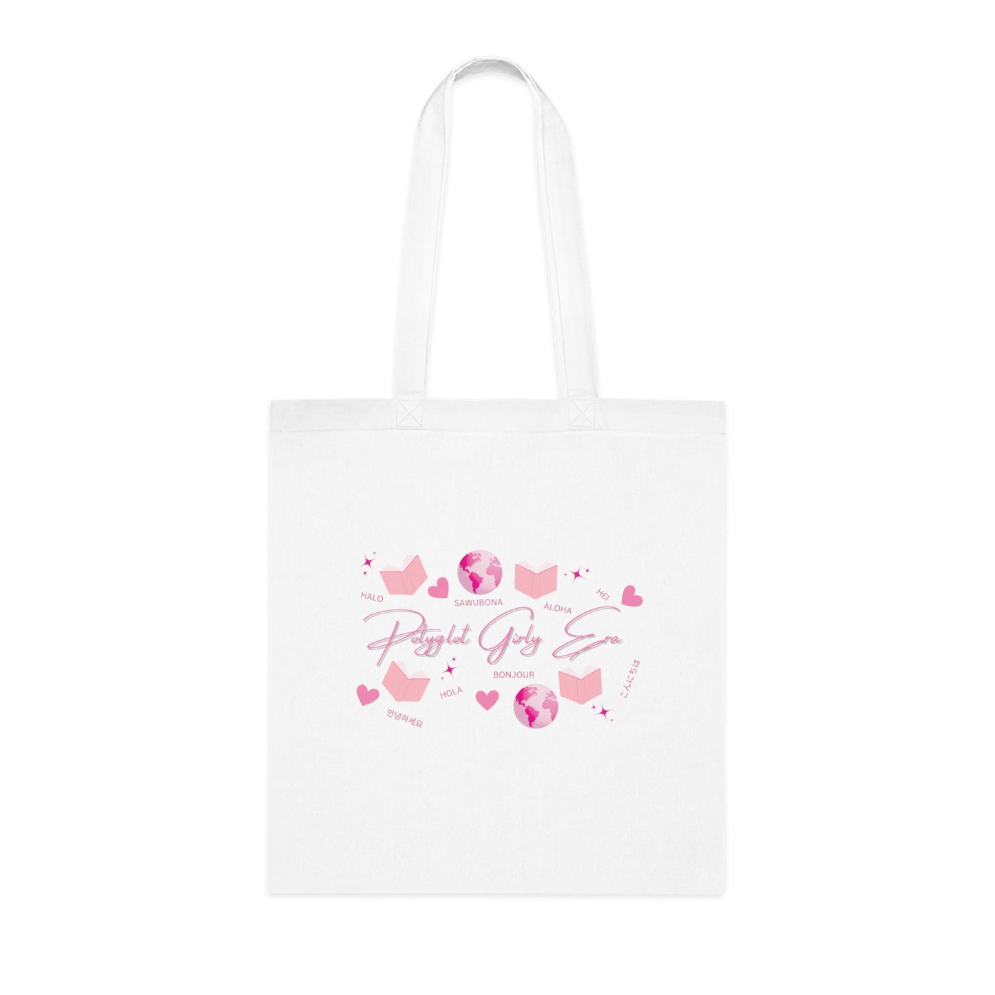 🩷 Polyglot Girly Era Tote Bag