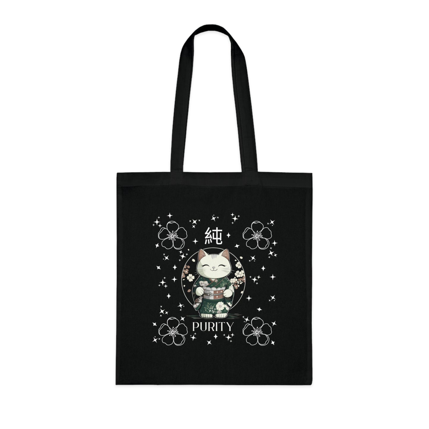 🕊️✨ Shiro Maneki Tote