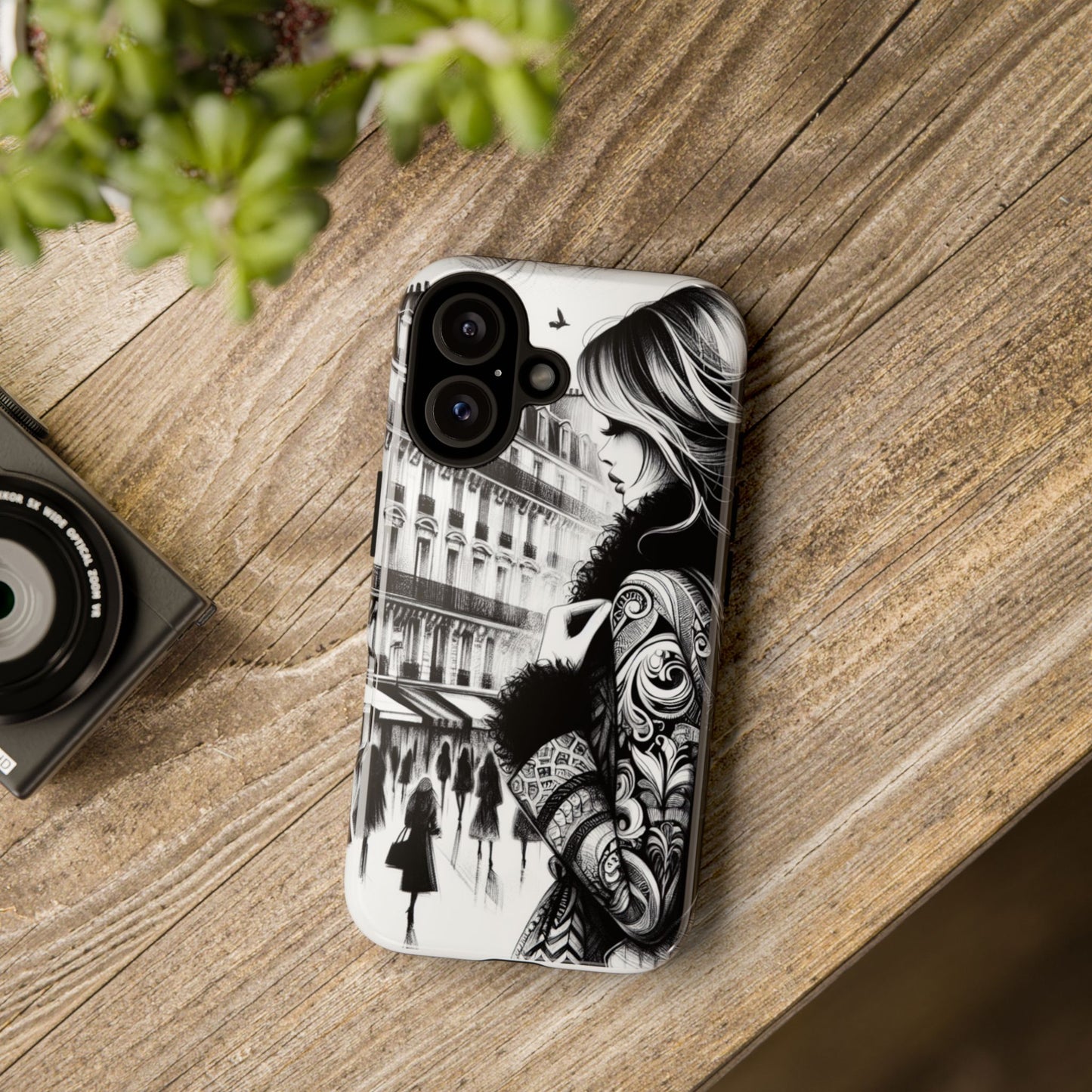 🖤👗Muse de Paris Phone Case