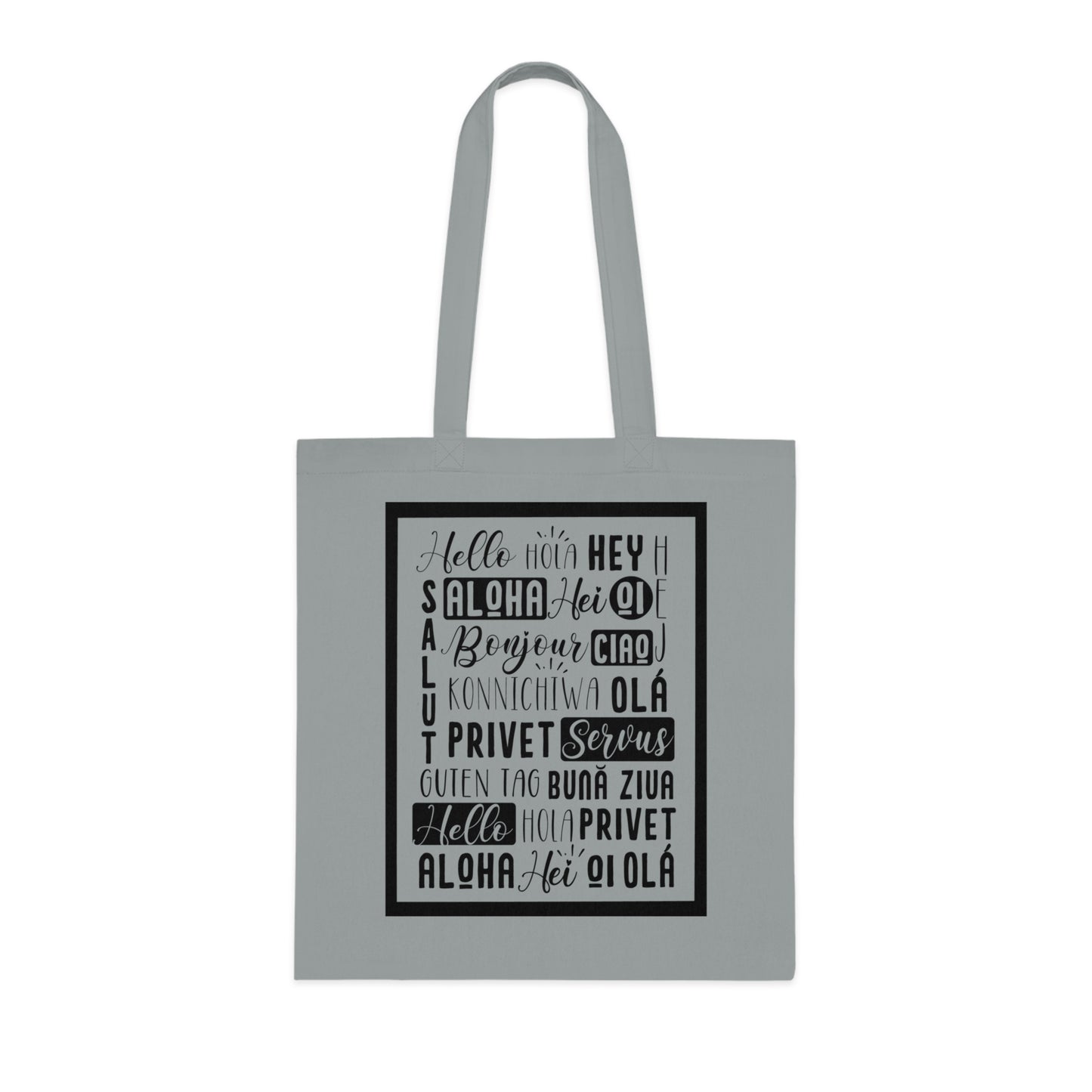 🌍 Multilingual Greetings Tote
