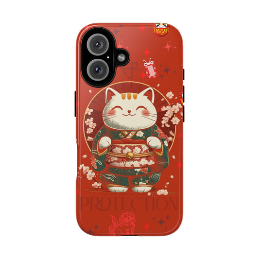 🧧🐾 Mamoru Maneki Phone Case