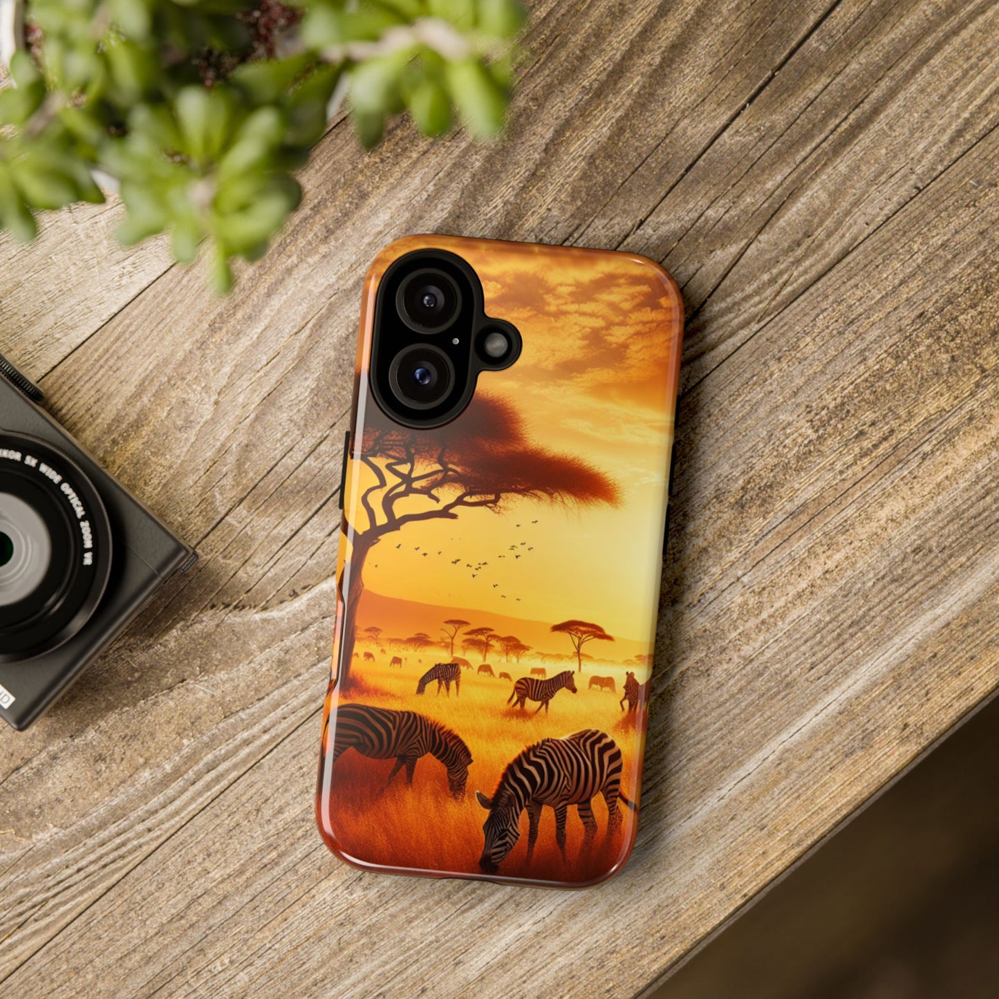 🦓🌅Stripes of Africa Phone Case