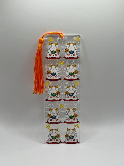 🍊🐾✨Shōfuku Neko Bookmark