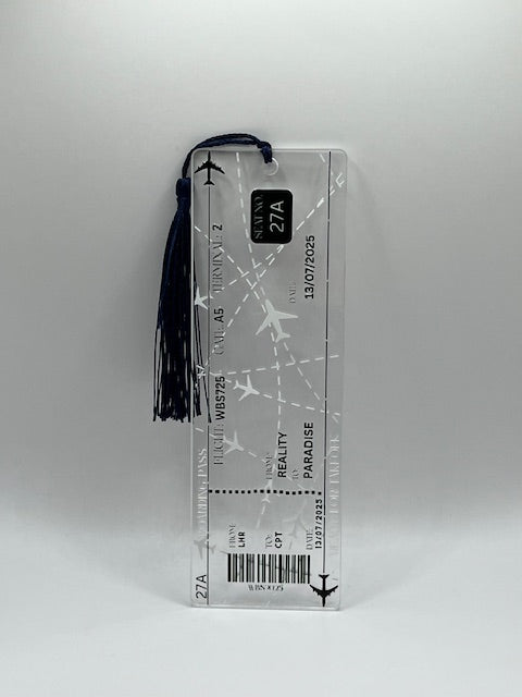 🎫 Ticket to Paradise Bookmark