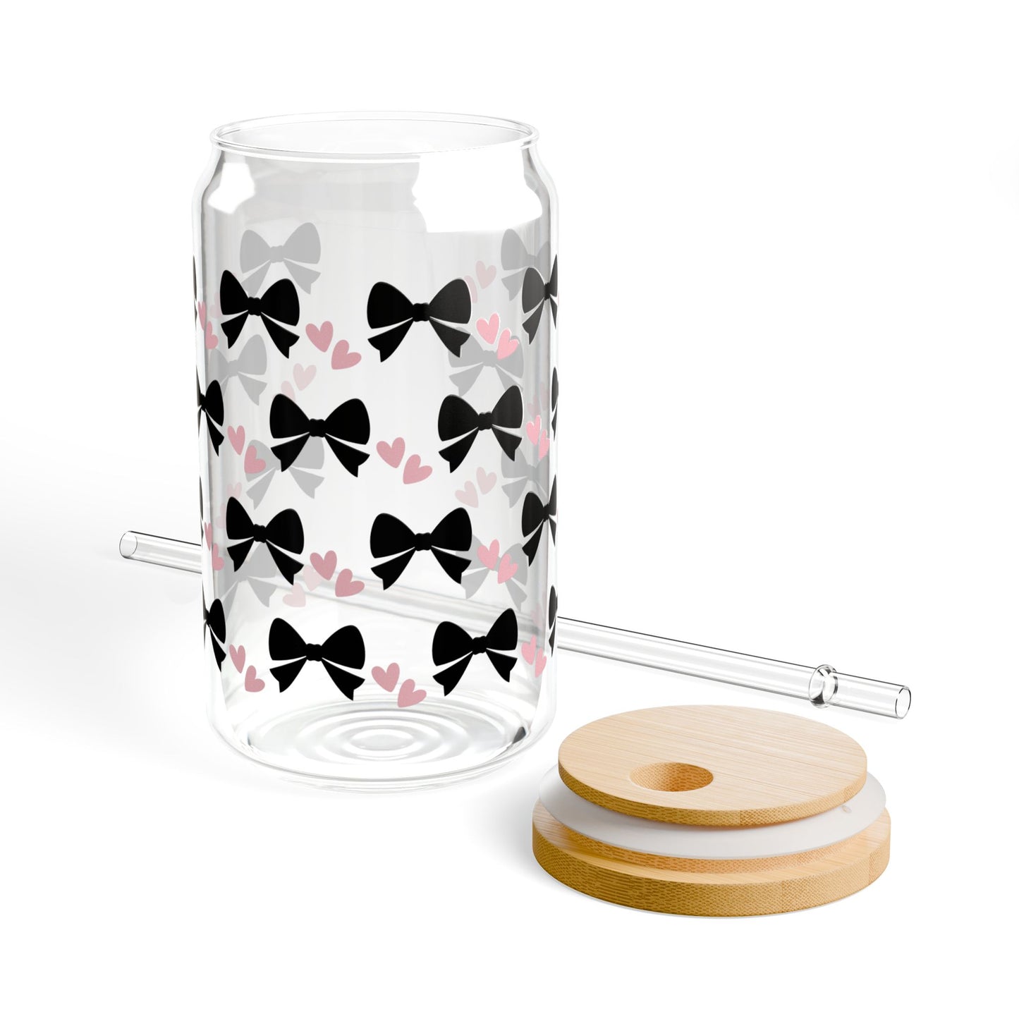 🎀 Bisous et Rubans Glass Cup