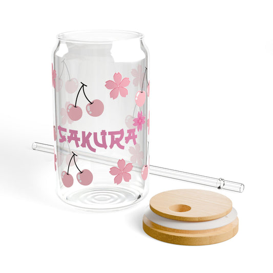 🌸🍒 Cherry Blossoms Glass Cup