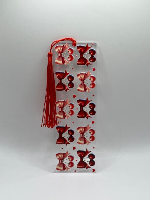 💌🍒Coquette Cerise Bookmark