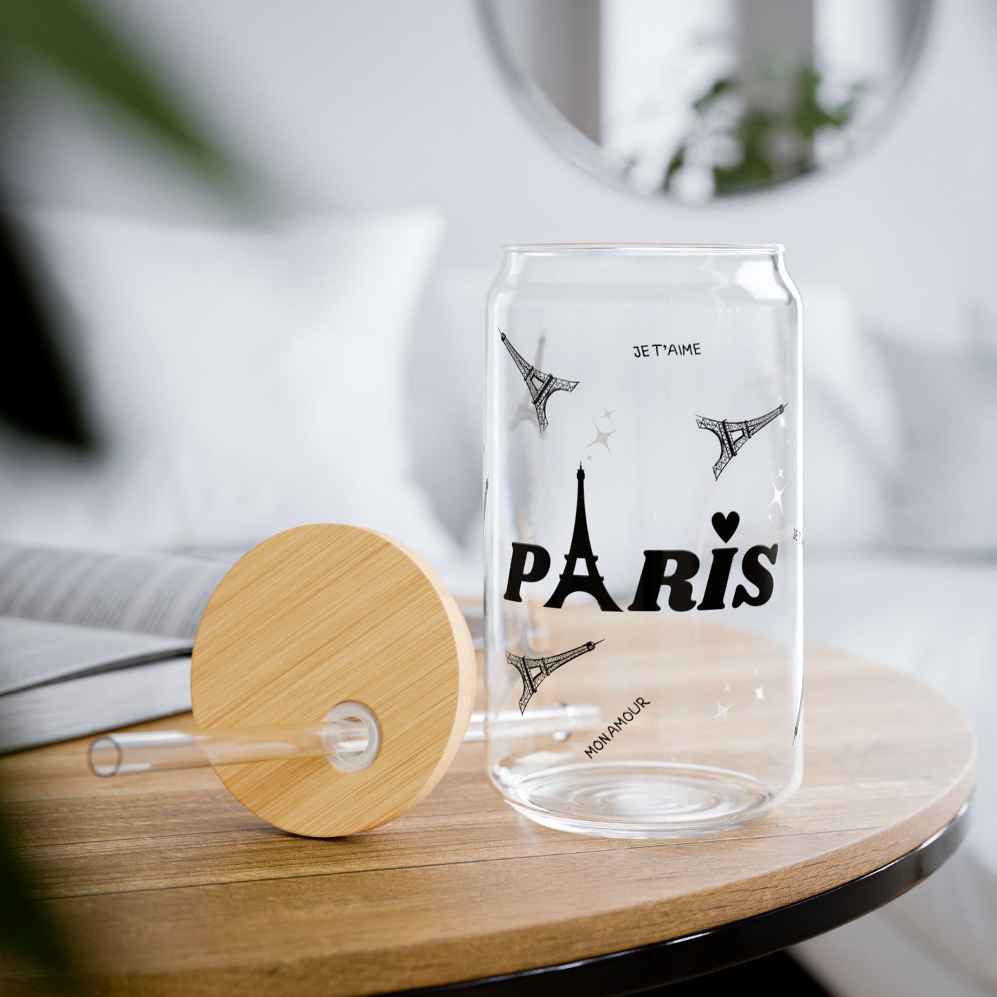 🗼 Le Cœur de Paris Glass Cup