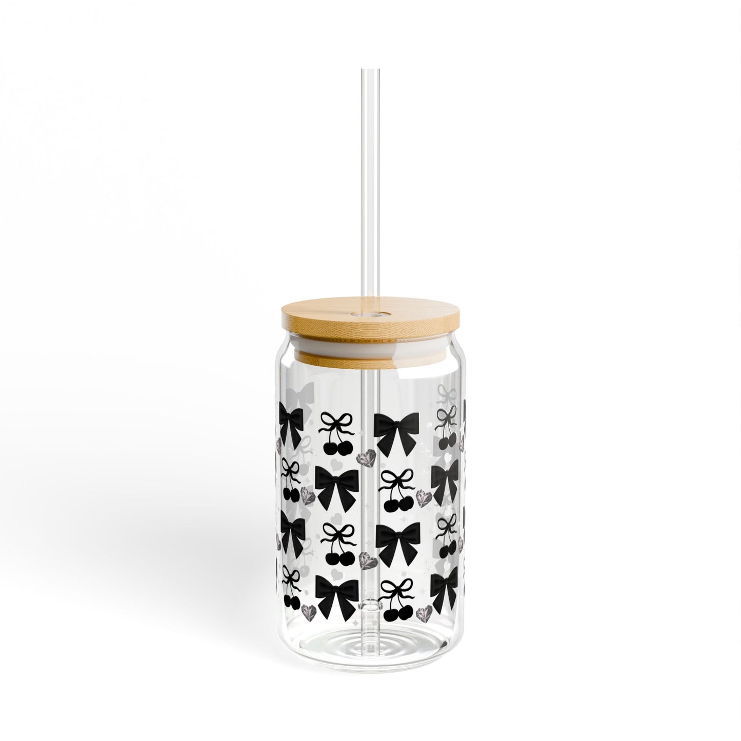 🖤 Minuit Coquette Glass Cup