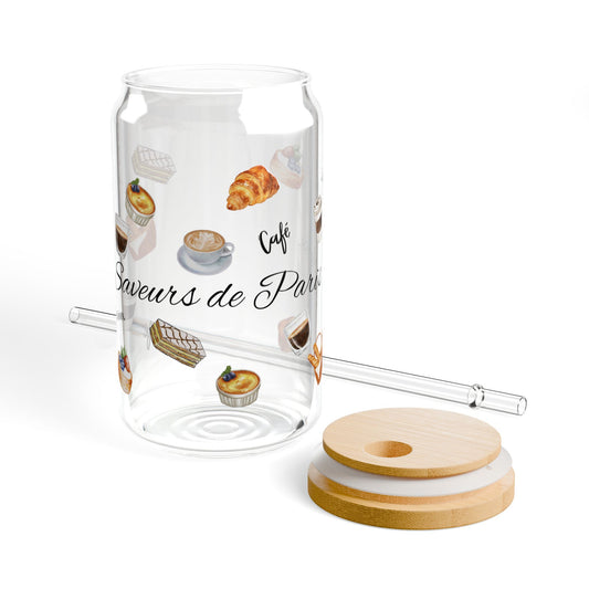 🥐 Saveurs de Paris Glass Cup